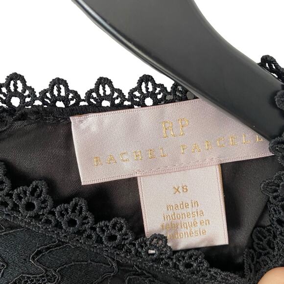 Rachel Parcell Black Lace Cap Sleeve Sheath Midi Dress size XS NWTs - Picture 6 of 10